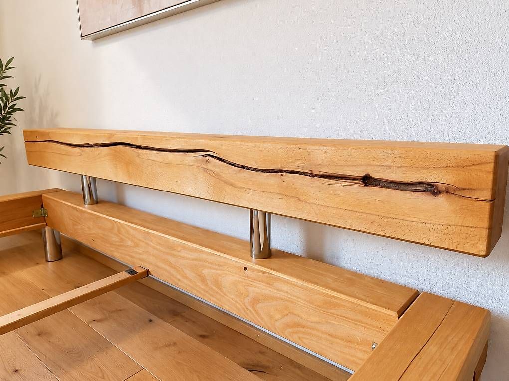 Lits: Massives Eichenbett 180 × 200 cm – D'occasion à Scharnachtal par fal_9mtw 2