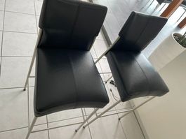 Barhocker Kunstleder scharz