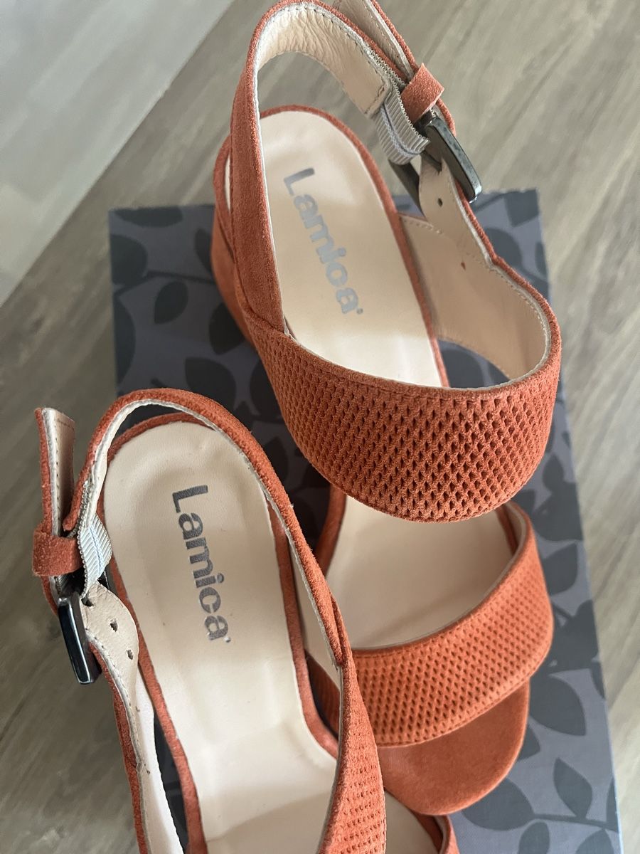 Damenschuhe: Stylish Lamica Suede Leather Sandals, Size 39 – Neu und originalverpackt aus Zürich von cme_ft9l 5