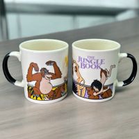 2 Mugs Staffordshire vintage Disney Jungle Book. England