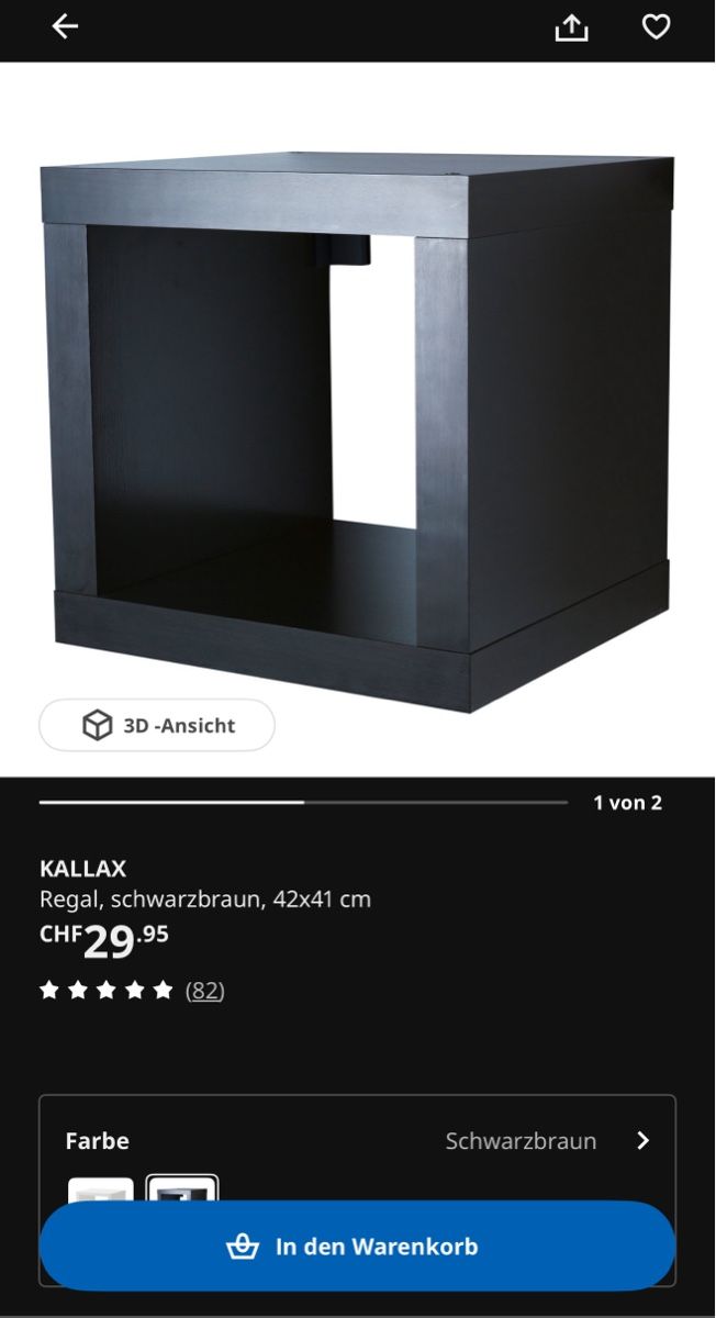 Ikea Étagères: IKEA Kallax – Neuf (Voir description) à Grellingen par chr_x77k 1
