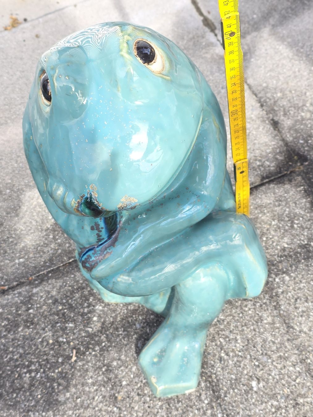 Tutte le decorazioni: Charming Ceramic Frog Garden Statue: Summer Decoration – Usato da Hinwil venduto da Ehretstock8 1