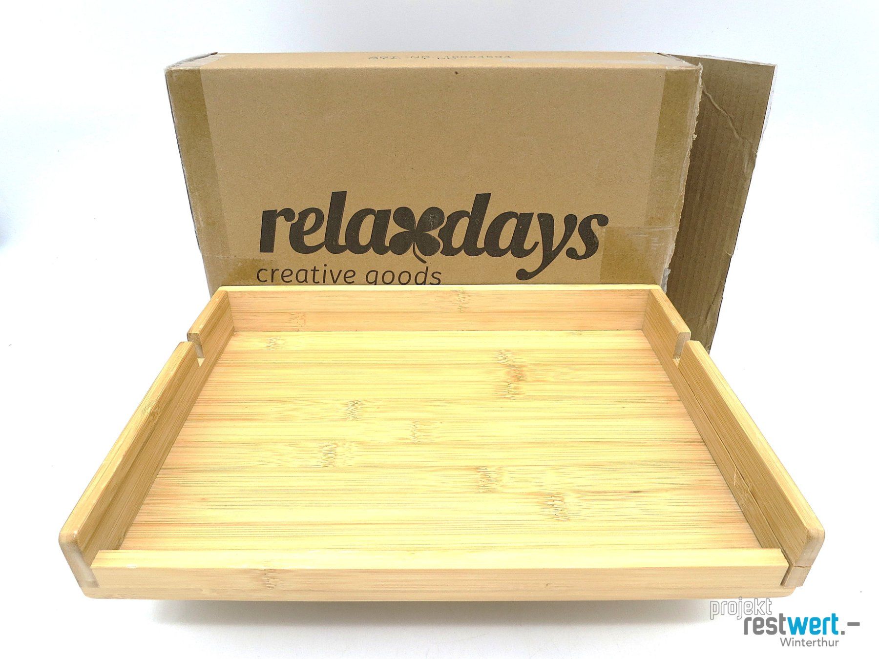 Letti: RELAXDAYS Bettablage Bambus 32.5cm (mit RISSE) – Nuovo (secondo la descrizione) da Winterthur venduto da Restwert_Winterthur 1