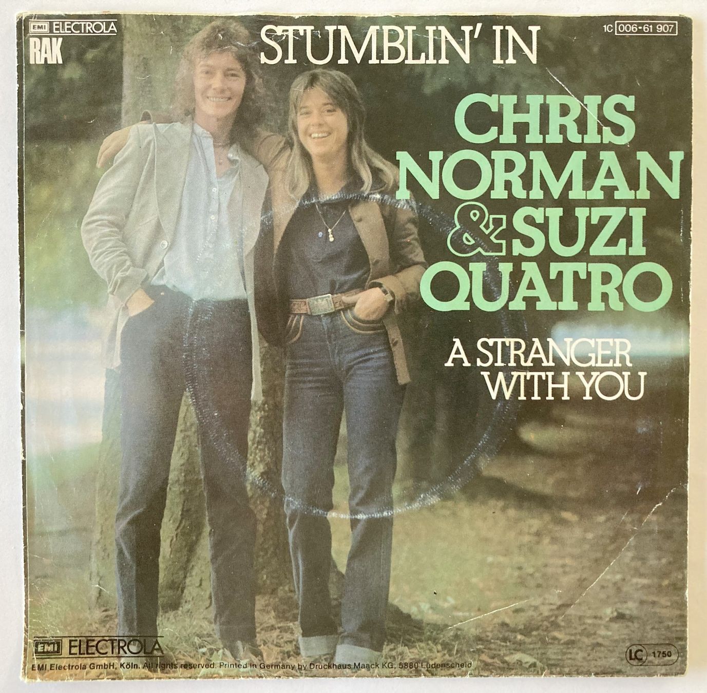 Dischi in vinile: SUZI QUATRO & CHRIS NORMAN - STUMBLIN' IN – Usato da Bottens venduto da hotter-than-hell 1