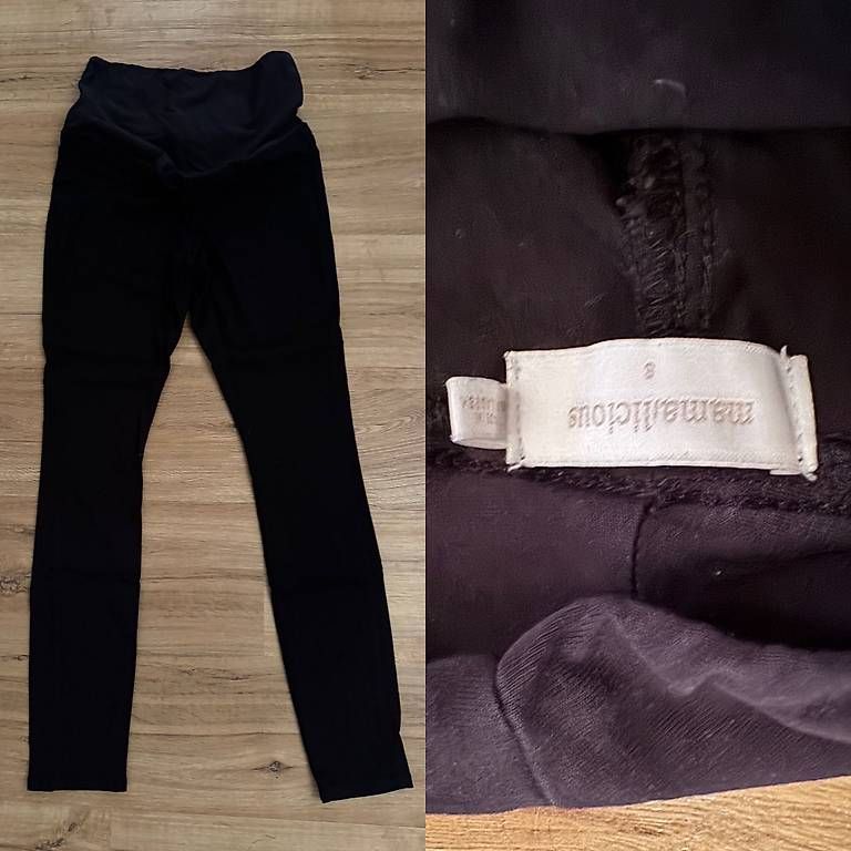 Pantaloni: Schwarze Schwangerschaftshose Gr. S – Usato da Horgen venduto da rebe9
