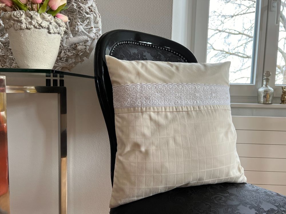 Cuscini: Shabby Chic Deko - Kissen - Handmade - Neu – Usato da Walzenhausen venduto da Cerna007 1