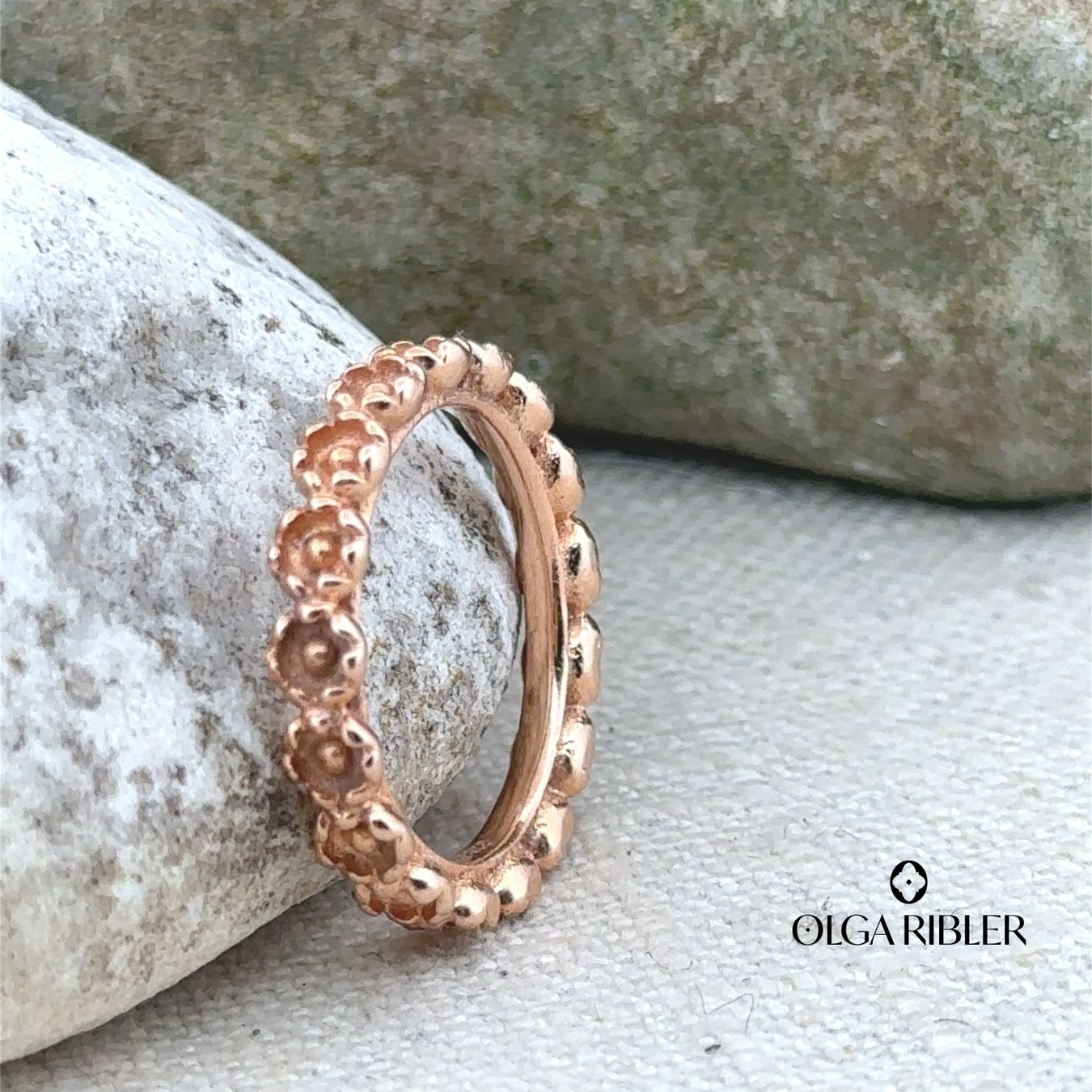 Olga Ribler Anelli: Feiner Silber Ring 925 rosevergoldet Grösse 53 – Nuovo (secondo la descrizione) da Luzern venduto da Schmuckoutlet 5