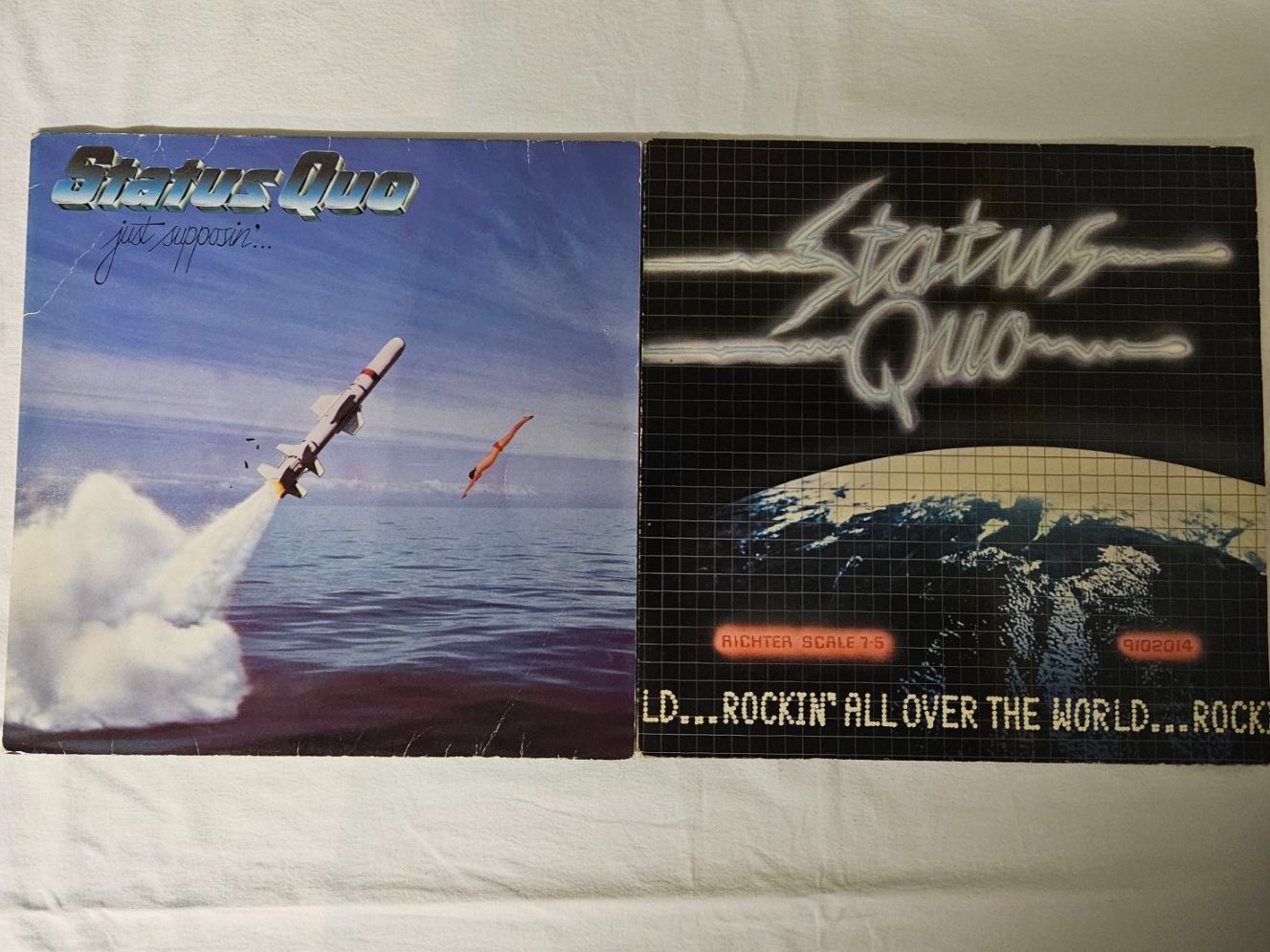 Dischi in vinile: Status Quo - 2 Stück LPs – Usato da Gunzwil venduto da Charro03