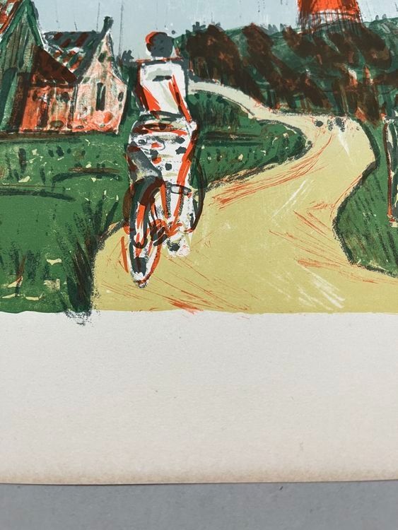 Grafica & Litografie: JAN WIEGERS LITHOGRAPHIE SIGNIERT – Usato da Gersau venduto da kunst-online 7