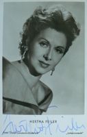 Hertha Feiler (1916-1970) Schauspielerin - Autogramm