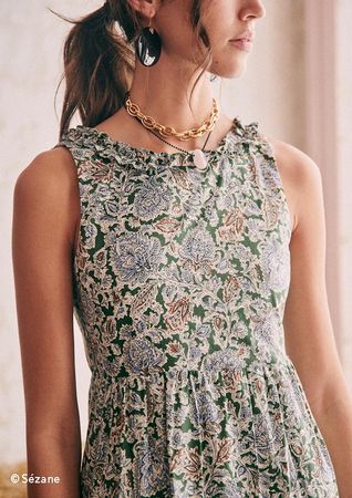 Sézane · Robe Josia · Imprimé Jaidhpur