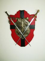 Wandschild (Panoplie) Vintage Dekoartikel