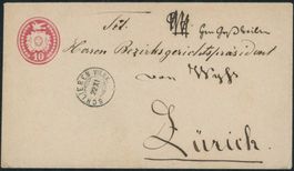ZH Schlieren - Zwergstempel - Tüblibrief