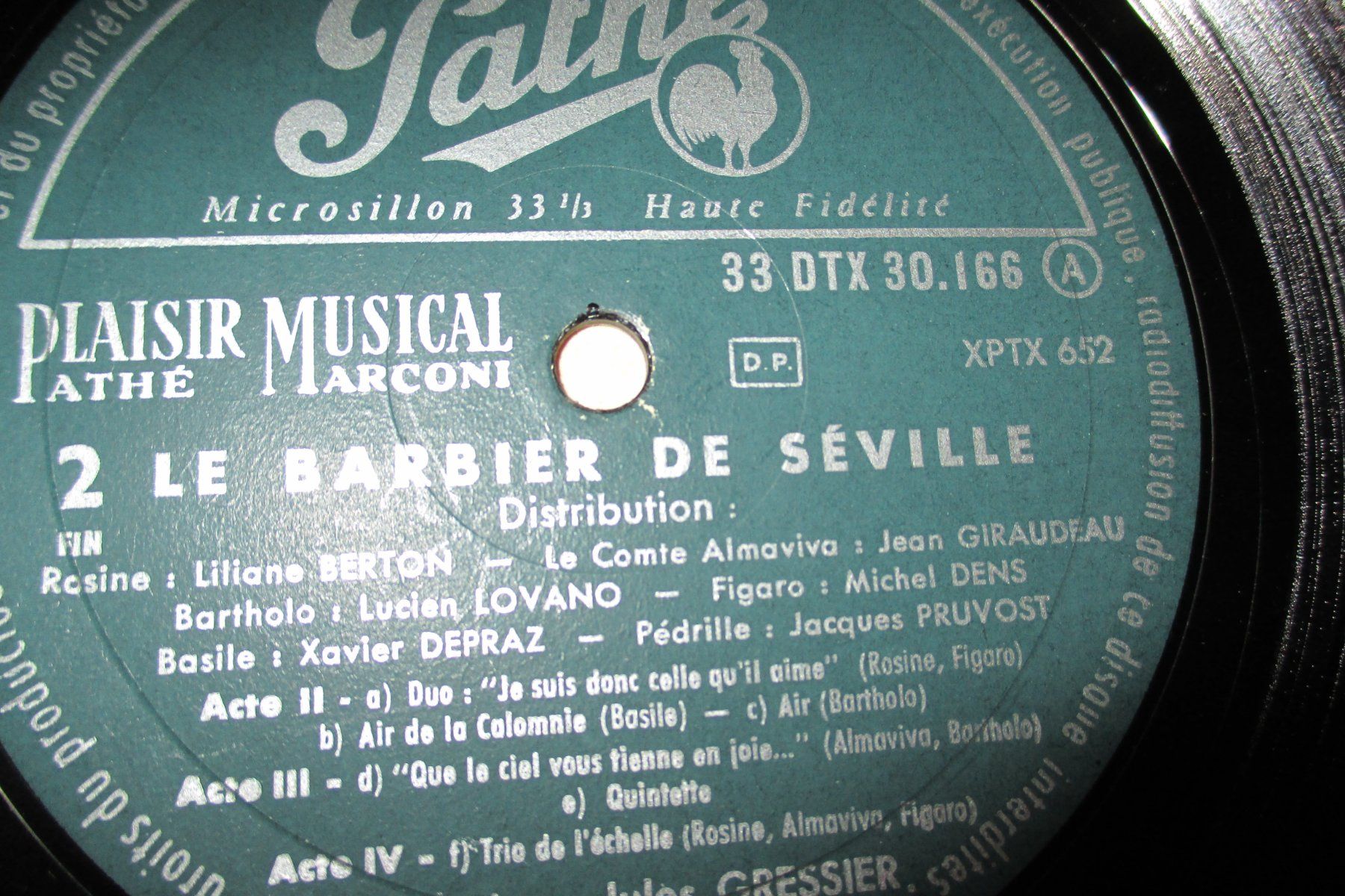 Dischi in vinile: Schellak Le Barbier De Seville – Usato da Zürich venduto da burgi9 3