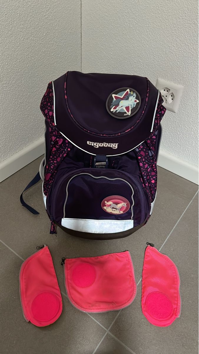 Borse & Zaini: Schulranzen Ergobag lila Einhorn gebrauchter Zustand – Usato da Dottikon venduto da cimar