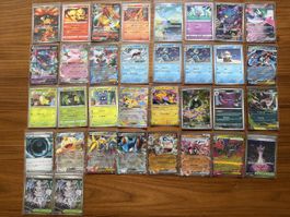 Pokemon card collection mixed set 34 cards good condition