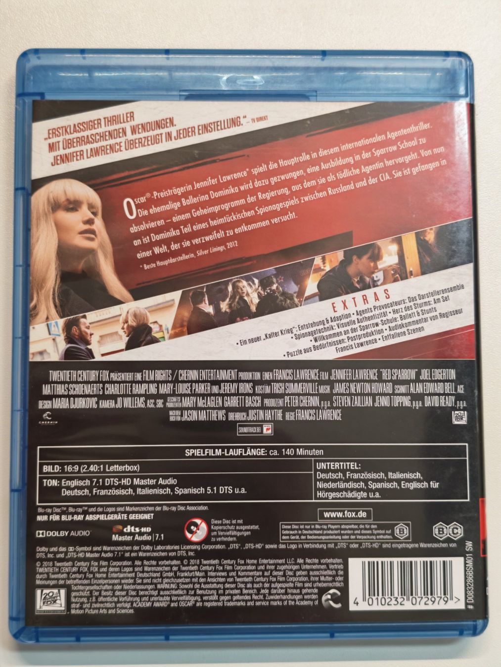 Tutti i DVDs: Red Sparrow – Usato da Liestal venduto da Kratzilla 2