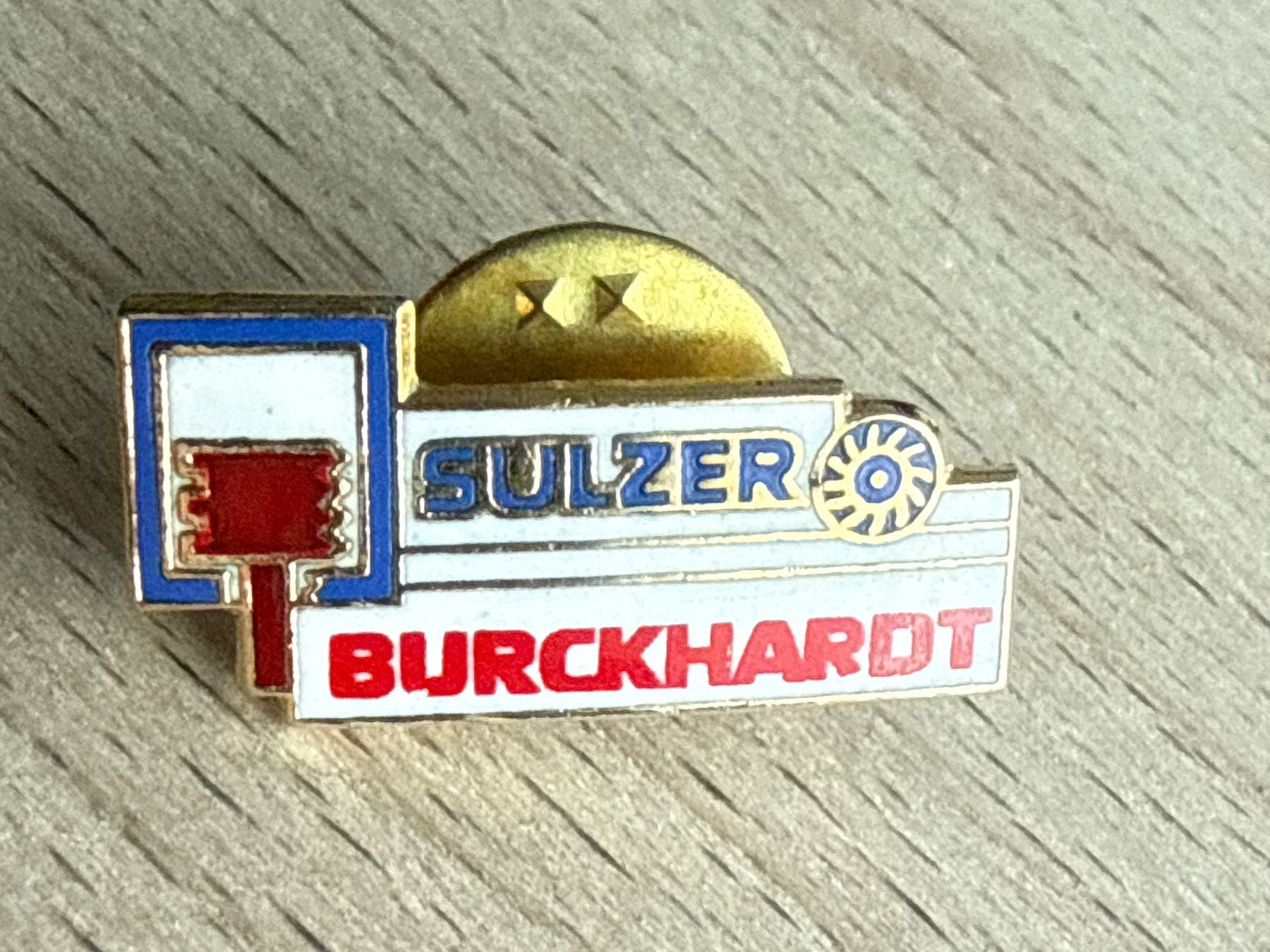 Plaketten & Abzeichen: Pin  Sulzer Burckhardt – Gebraucht aus Glattbrugg von Schweigmatt