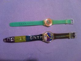 2 x  Swatch Uhren, Sammleruhr, Vintage