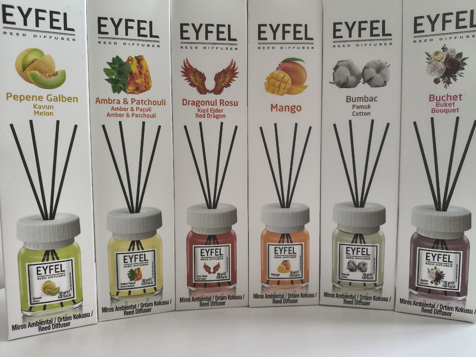 Deodoranti per ambiente: Raumduft Eyfel Reed Diffuser 120ml verschiedene Düfte neu – Nuovo e nell'imballaggio originale da Rickenbach SO venduto da zeq_8cz9
