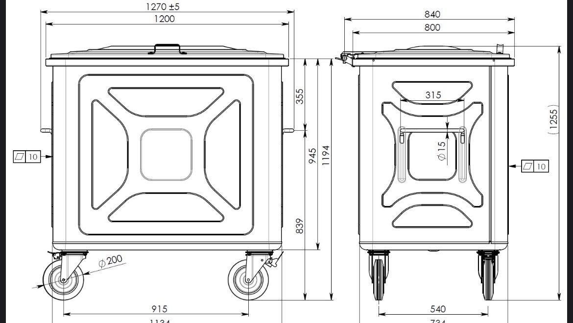 Sonstiges für Büro & Gewerbe: Abfallcontainer V-ZUG gebraucht  – Gebraucht aus Gümmenen von Rondoloro 8