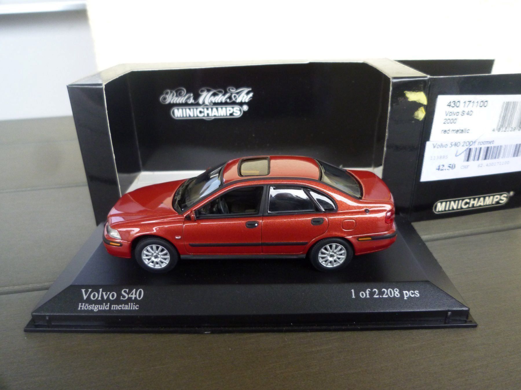 Minichamps Modellini d'auto: Volvo S40 (2000) – Nuovo e nell'imballaggio originale da Flawil venduto da Imperiosud 1