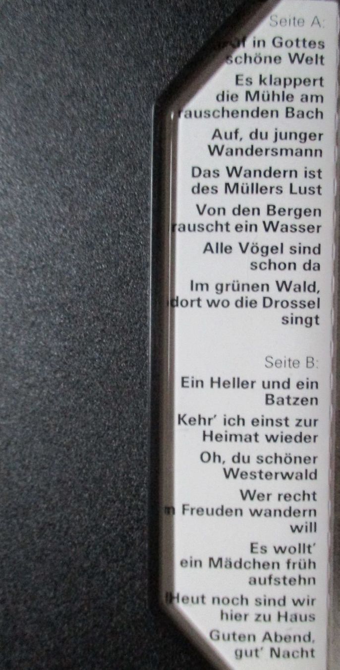 Musicassette: Die schönsten Wanderlieder / Kassette / MC – Usato da Flumenthal venduto da novbra 1
