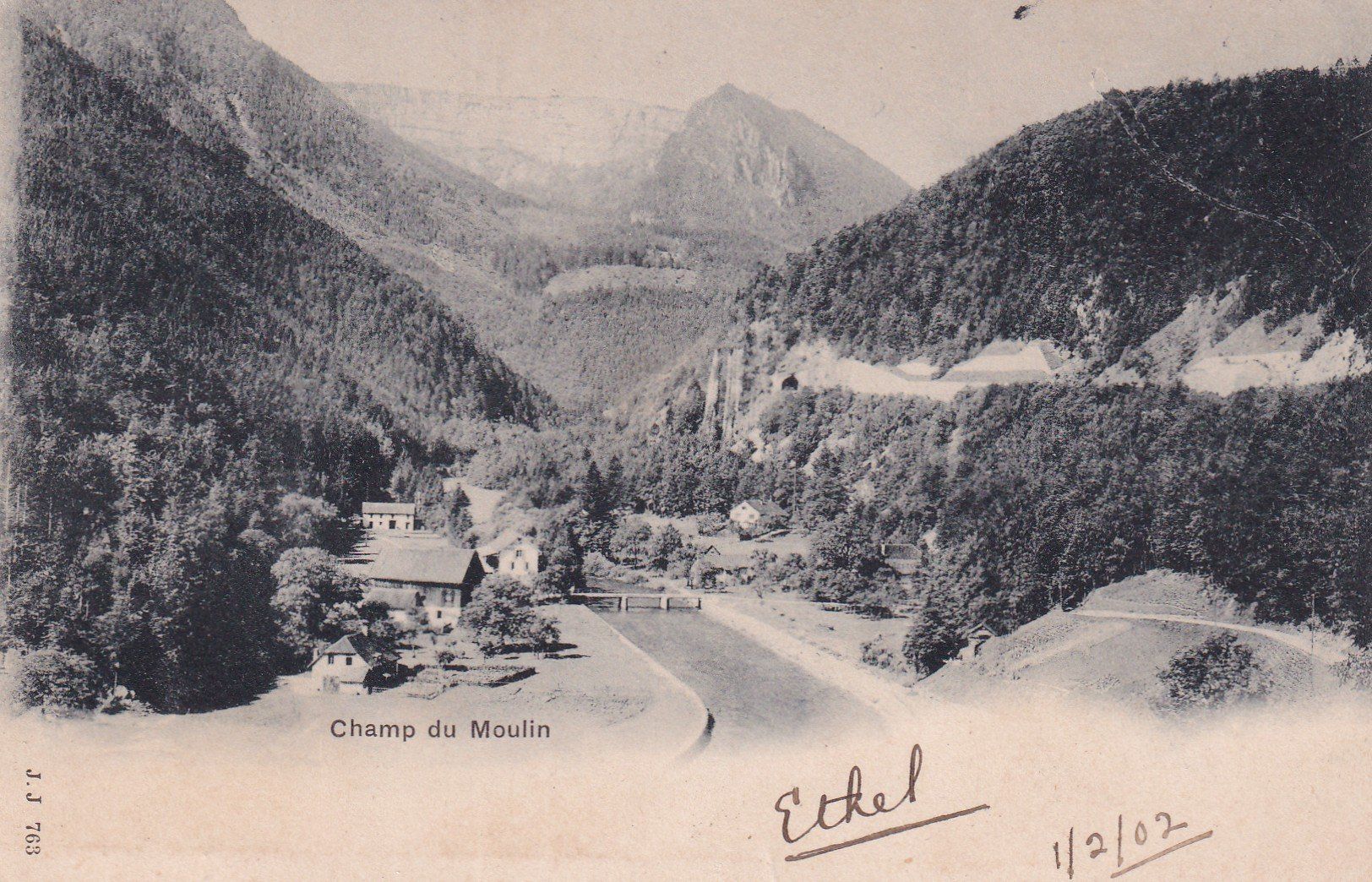 Cartoline postali: Champ du Moulin N° 763  1902 – Usato da Cormoret venduto da Pascalll2001