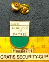 WAADT VD  KANTONS-WAPPEN PIN GEPRÄGT GOLDIG