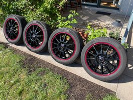 4x Sommerräder Ronal 17 Zoll 5x112 ET45 mit Michelin 225/45