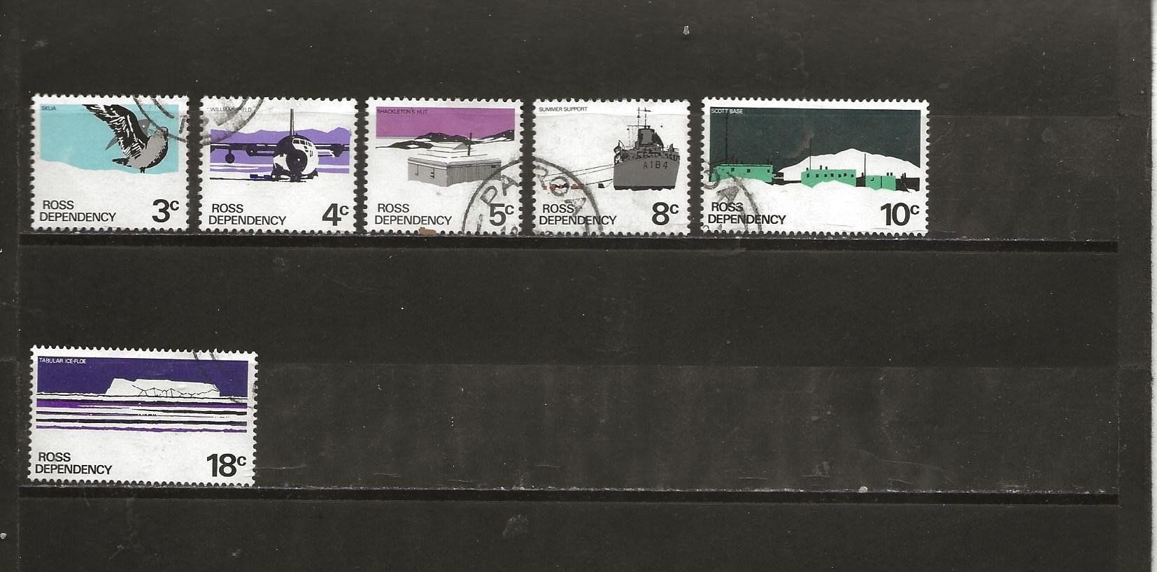 Alle Briefmarken: Ross 1972 Série complète – Gebraucht aus Sion von PierreP01