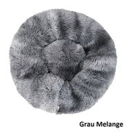 Hundebett Fluffy rund für grosse Hunde grau 120cm **Aktion**