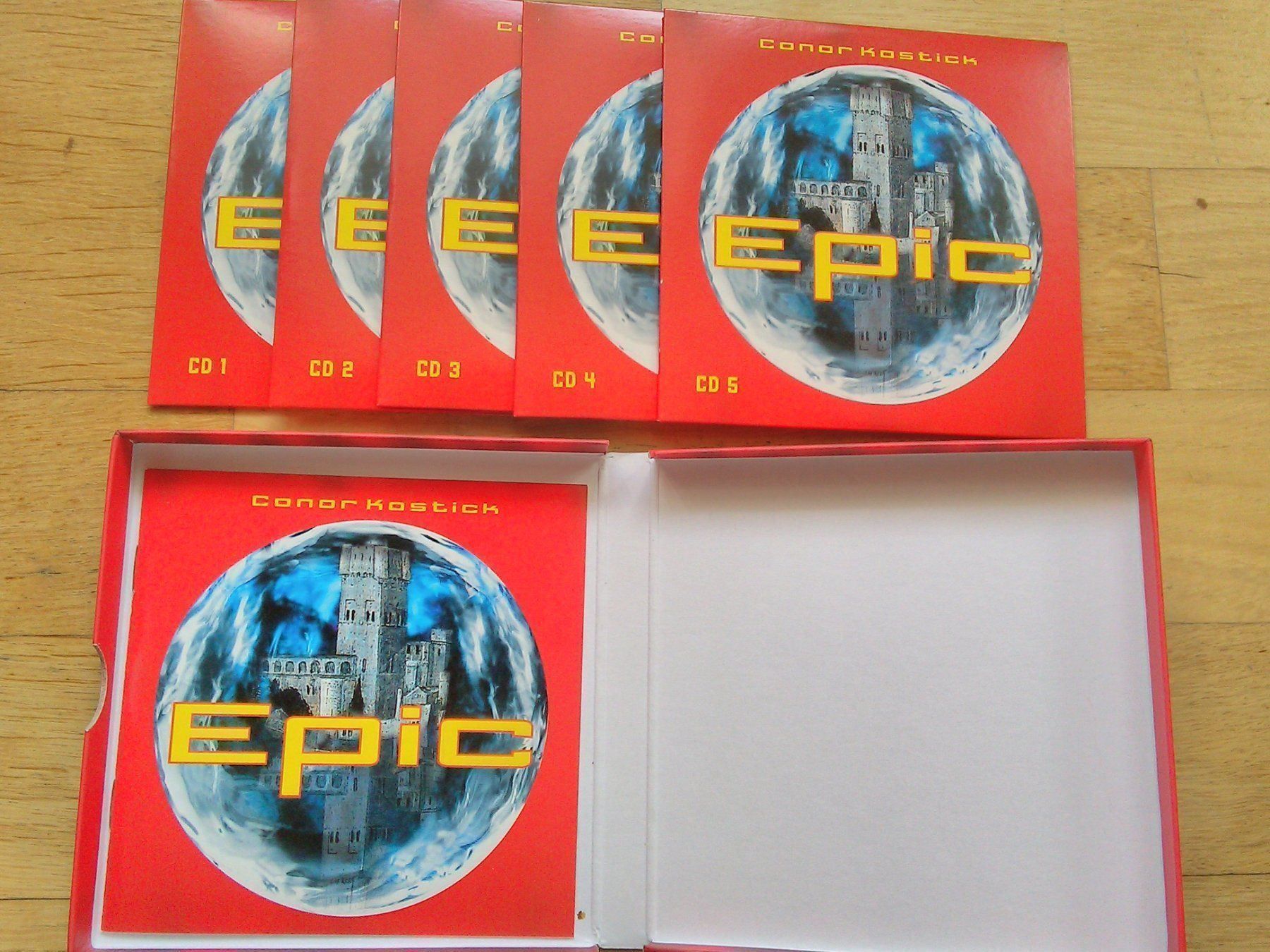 Audiolibri: Epic  (Conor Kostick)             5CD's – Usato da St.Galllen venduto da elkaphone 2