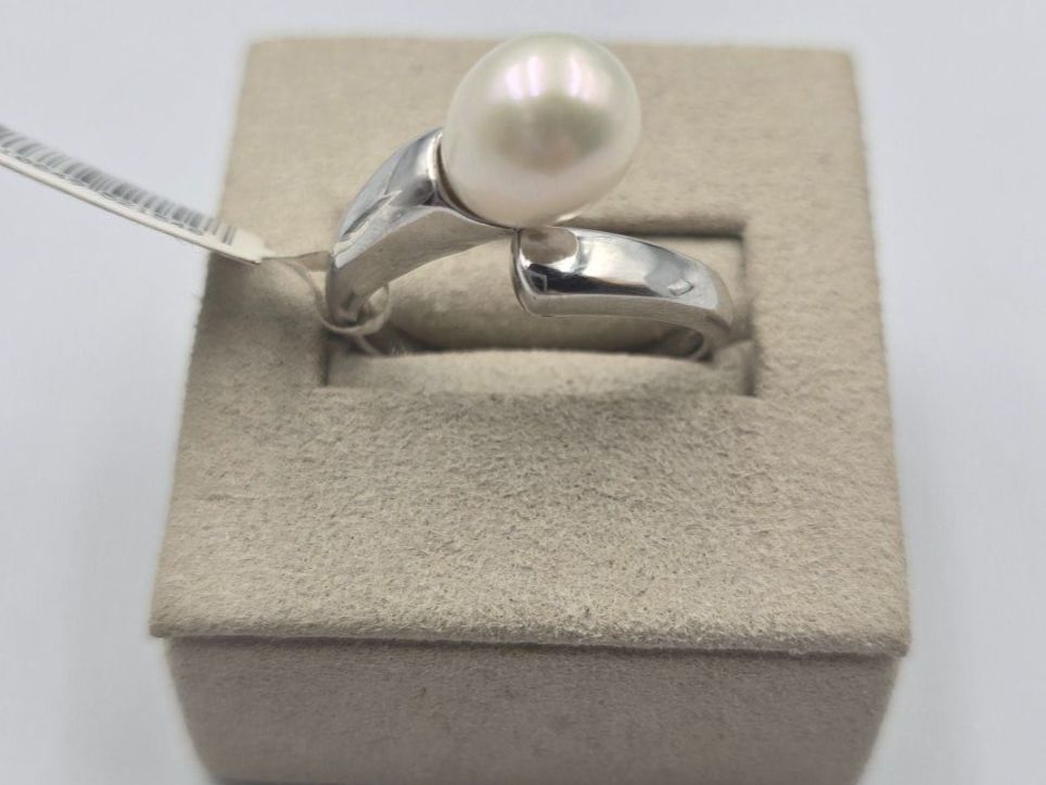 Ringe: Ring Silber 925 Süsswasserperle Gr. 54 – Neu und originalverpackt aus Zug von gold.schmuck
