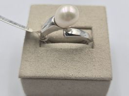 Ring Silber 925 Süsswasserperle Gr. 54