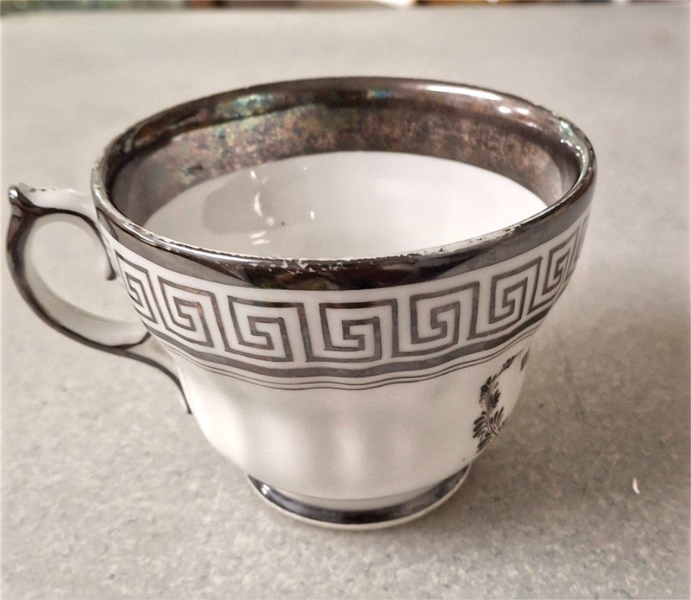 Tasses: Tasse Silberne Hochzeit - antik – D'occasion à Weggis par daisyflower 1