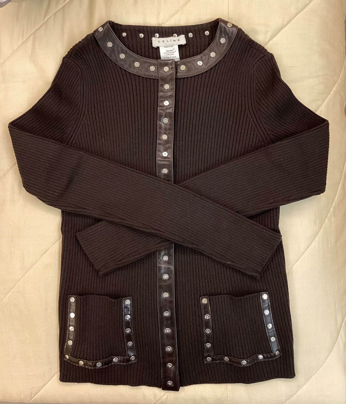 Celine Giacche: Céline elegante Strickjacke Grösse M – Usato da Samedan venduto da sylvierosa 6