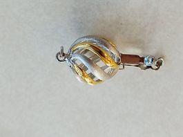 Kettenschließe, Silber 925 vergoldet