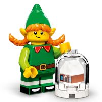 HOLIDAY ELF LEGO MINIFIGURE 71034 SERIE 23 new in open bag