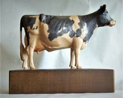 Kuh Holstein Brienzer Schnitzerei Milchkuh Landwirtschaft