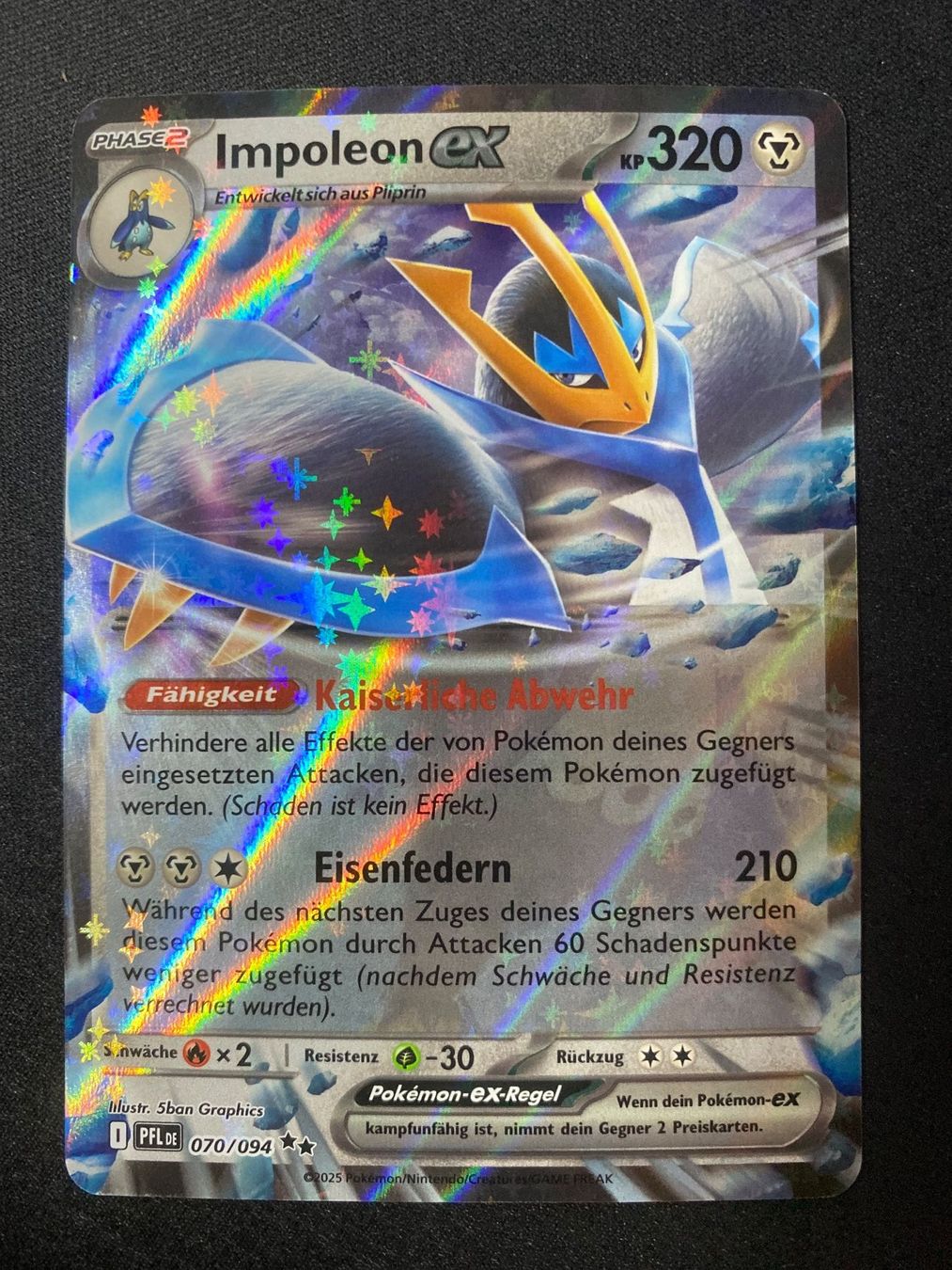 Pokémon Carte collezionabili: Impoleon ex 70 - Empoleon ex - Phantasmal Flames - DE – Nuovo (secondo la descrizione) da Hausen AG venduto da Shrade
