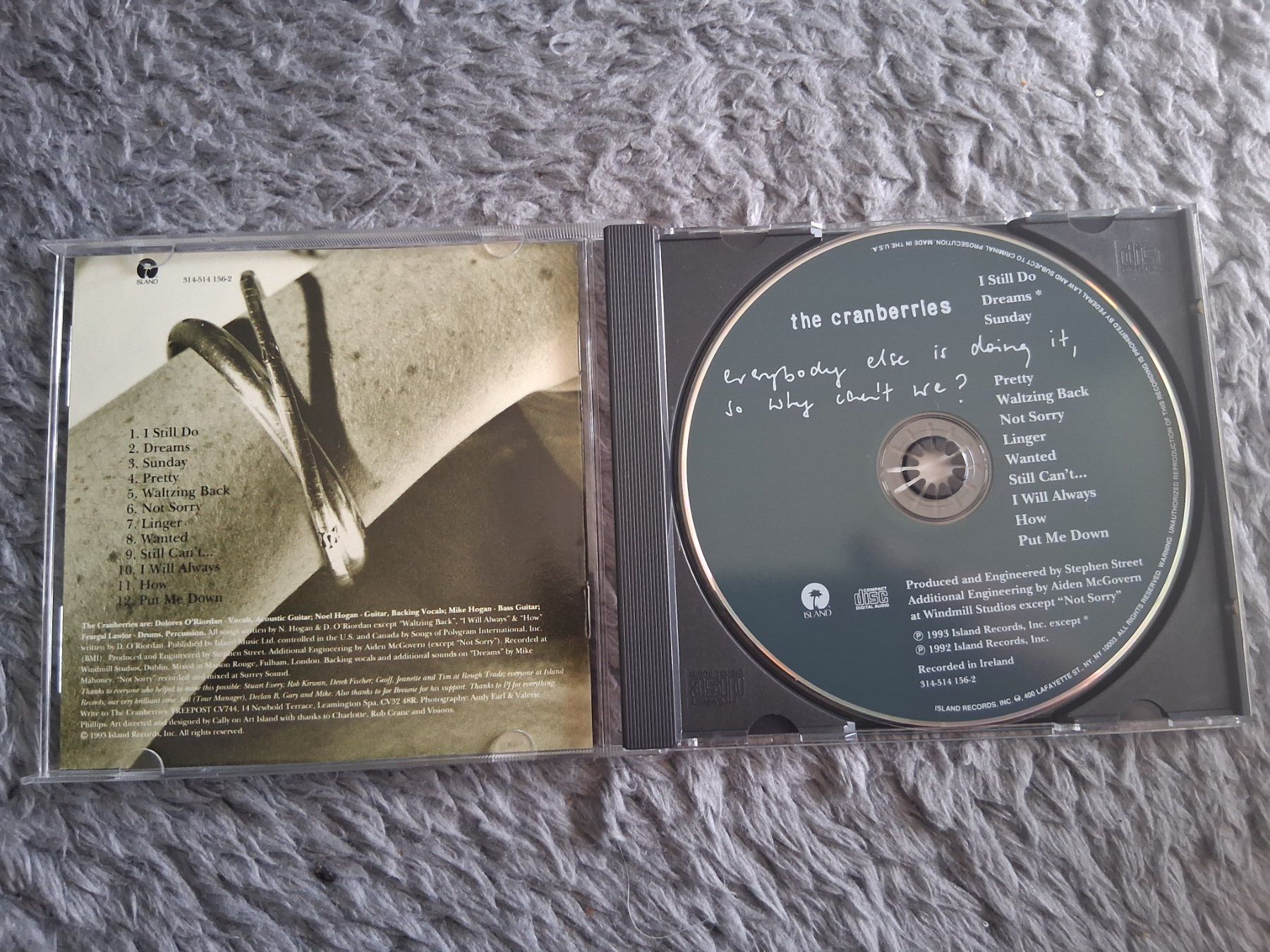CD: GHE CRANBERRIES    EVERYBODY ELSE IS DOING IT SO WHY CAN  CD – Usato da Wetzikon ZH venduto da Ramones01 2