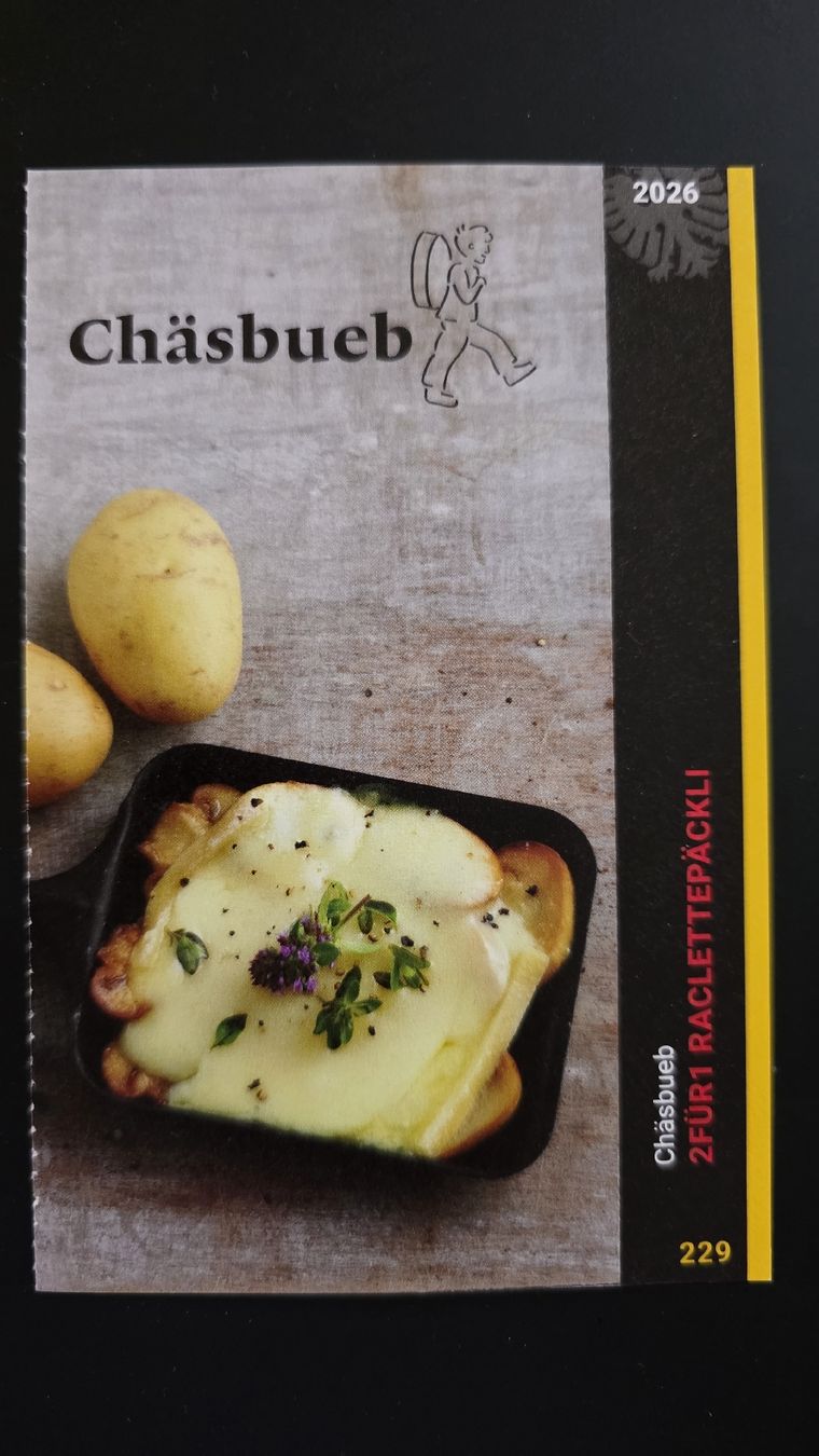 Buoni: 2 für 1 Gutschein Chäsbueb – Nuovo (secondo la descrizione) da Suhr venduto da viva2.0