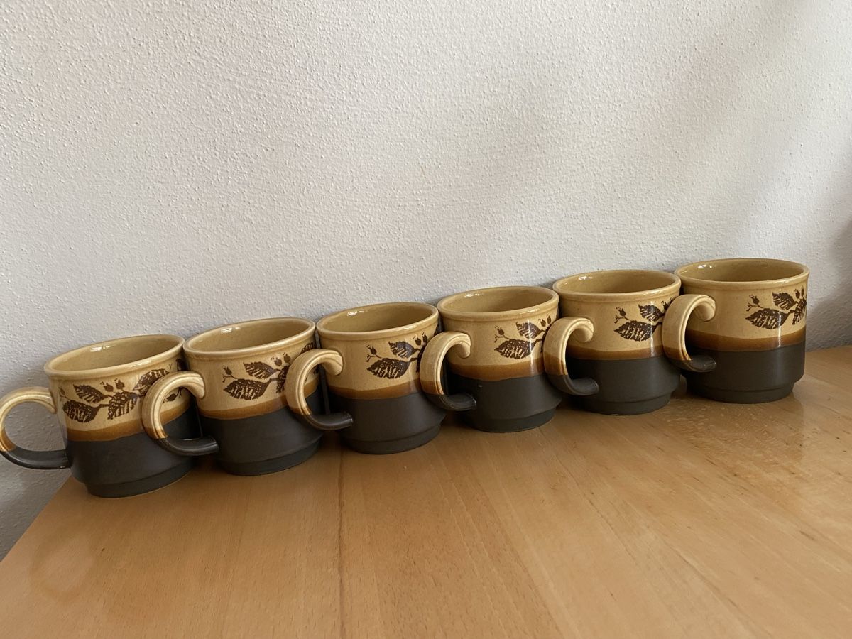 Tazze: 6 Kaffee/Tee Tassen Biltons England  – Usato da Schwarzenburg venduto da Michellu 1