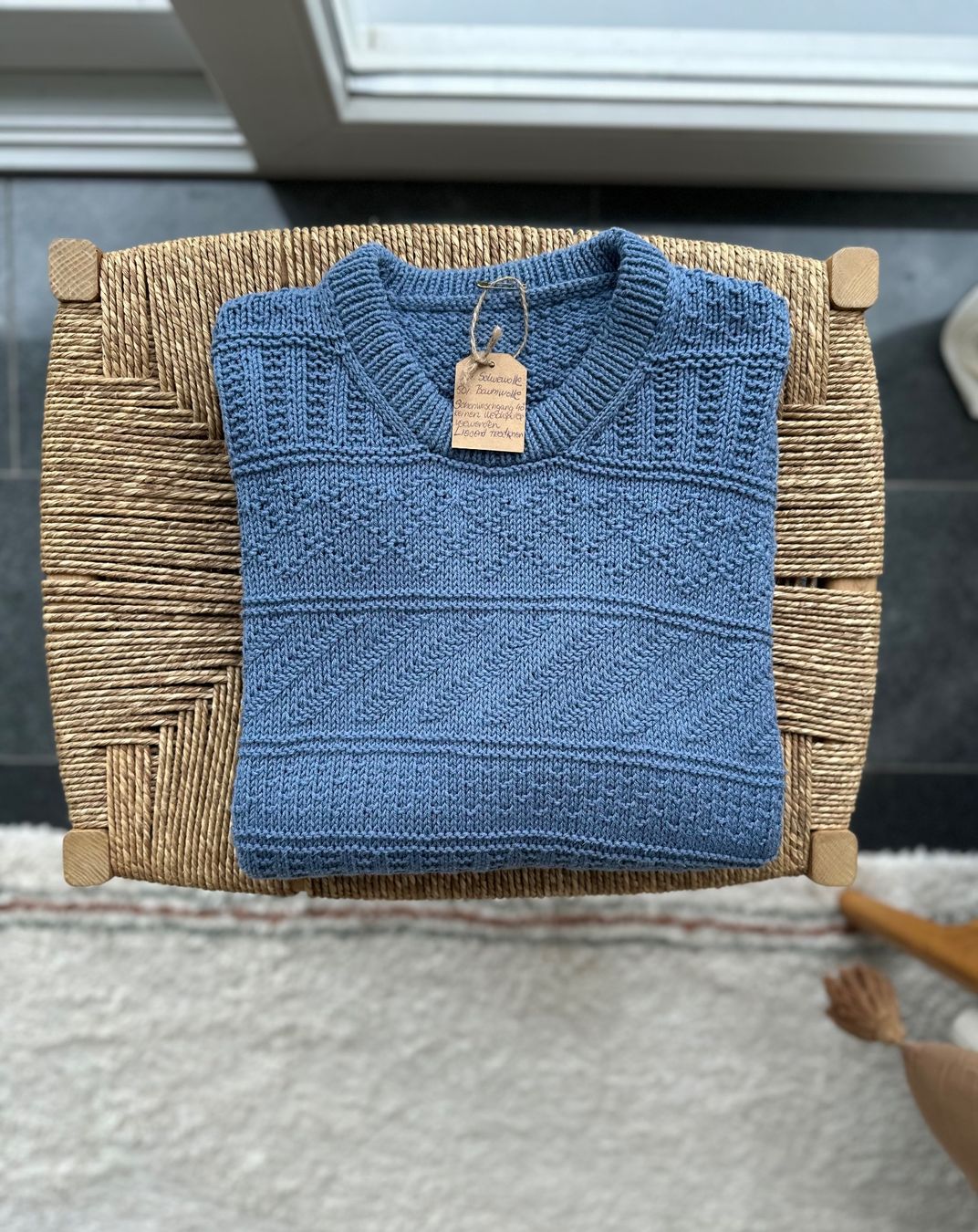 Maglioni & Felpe: Handgestrickter Pullover Merino/Baumwolle – Nuovo (secondo la descrizione) da Ormalingen venduto da nude.knits 7