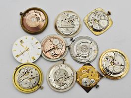 Konvolut PUW ETA Junghans Eterna-Matic 1500 Certina Werke
