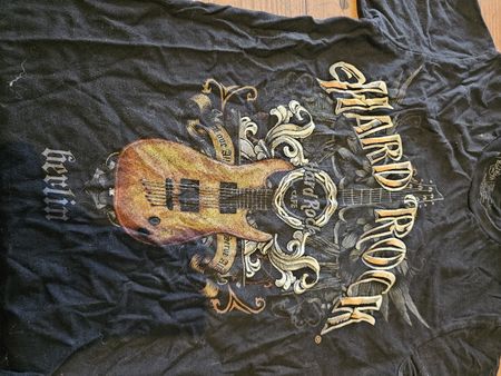 Hard Rock Cafe und Scream your Name T-Shirt schwarz Grösse S