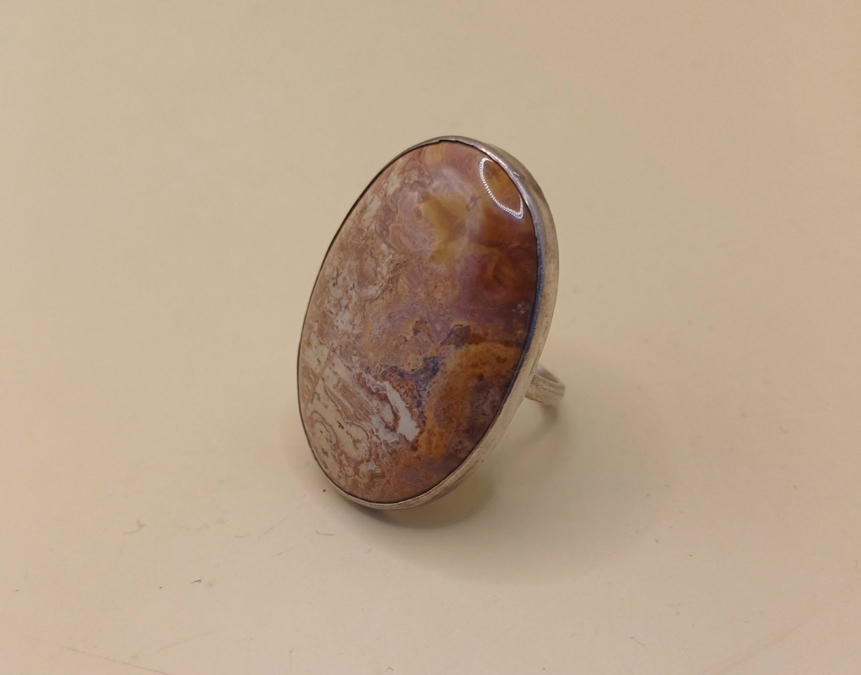 Bagues: 925er Silber JASPIS Ring – D'occasion à Brittnau par simionius