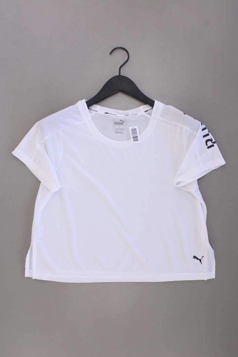 T-shirt: Puma Cropped Shirt Gr. L Kurzarm weiß – Usato da Neustadt an der Waldnaab venduto da SecondLifeFashion
