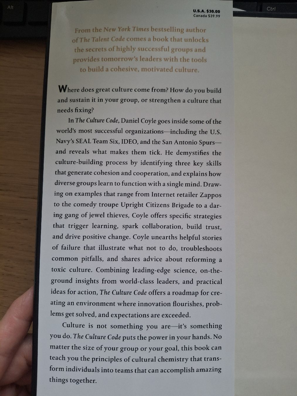 Libri: The Culture Code: Erfolgreiche Gruppen, Daniel Coyle – Nuovo (secondo la descrizione) da Allschwil venduto da Tippster 2